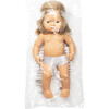 15'' Baby Doll Caucasian Dirty Blonde Girl with Vitiligo - Dolls - 2
