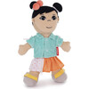 Washable Diversity Fastening Doll, Asian  Girl - Soft Dolls - 1 - thumbnail
