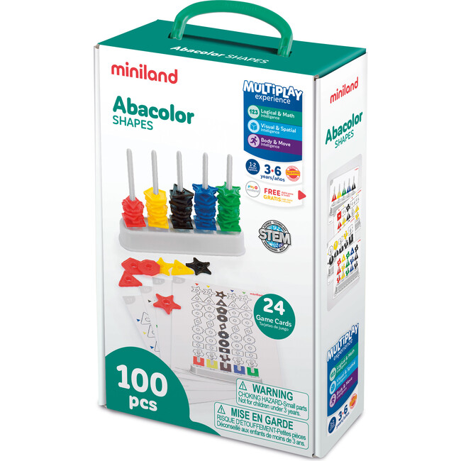 Abacolor Shapes 100 pieces - STEM Toys - 2