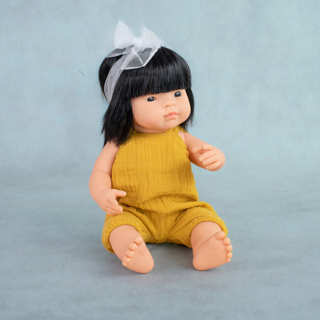 My Friends and Me Collection Asian Baby Girl Doll with Black Hair - 15" - Dolls - 3