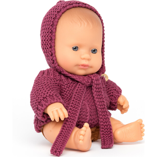 8 1/4'' Dressed Caucasian Baby Doll Boy - Dolls - 1