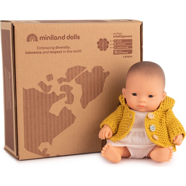 8¼” Asian  Baby Doll with Clothes - Dolls - 1