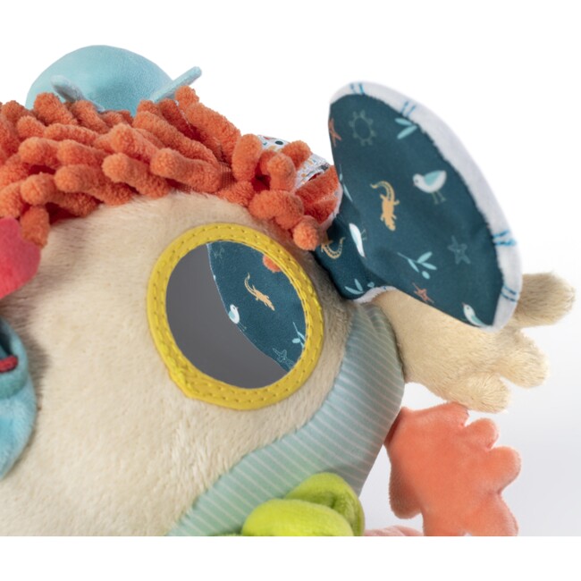 Sensorial Reef Plush Ocean Themed Baby Toy with Teething Elements - Developmental Toys - 8