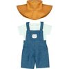 Careers Collection - Farmer Doll Outfit with Overalls & Hat for 15" Baby Dolls - Doll Accessories - 1 - thumbnail