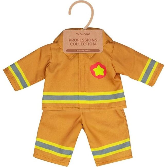 Careers Collection - Firefighter Doll Outfit with Jacket, Pants and Helmet for 15" Baby Dolls - Doll Accessories - 2