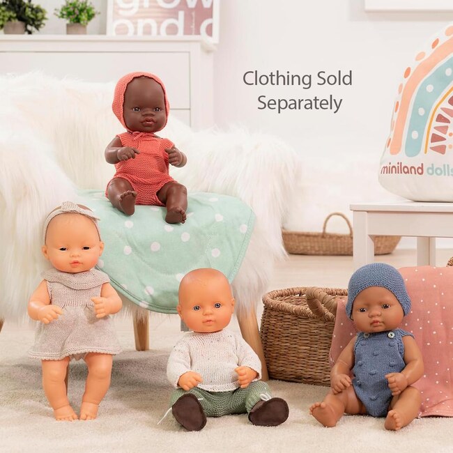 Girl Baby Doll - 12 5/8" - Dolls - 4