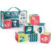 Feel to Learn: Soft Rattle Stacking Cubes 6 Piece Set - Developmental Toys - 1 - thumbnail