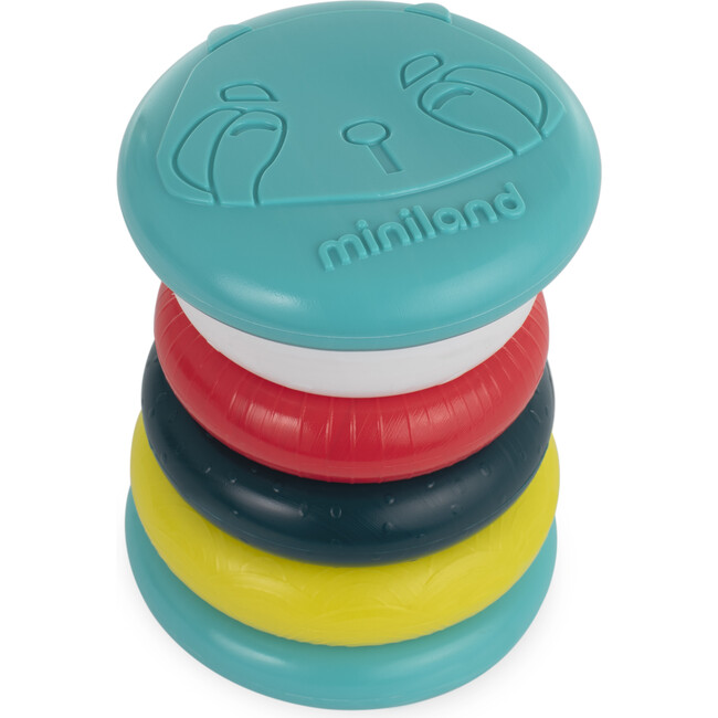 Feel to Learn: Tower stacking and rolling rings - Developmental Toys - 1