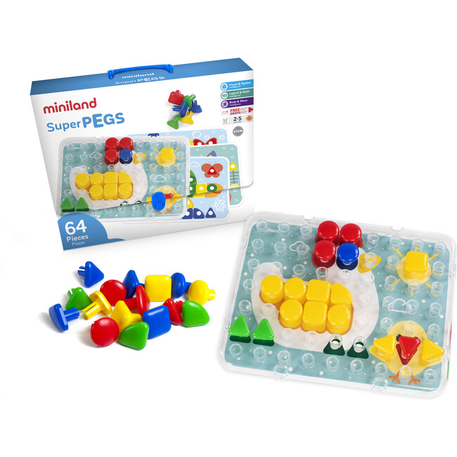 Superpegs, 64 Pieces - Games - 1