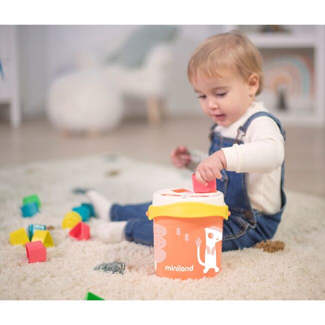 Feel to Learn: Salmon shape sorting bucket - Developmental Toys - 2