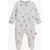 Magnetic Footie LOVE YOU A BOT - Footie Pajamas - 2