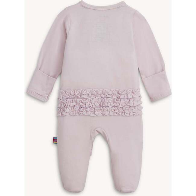 Magnetic Footie with Ruffles GRAPE ICE - Footie Pajamas - 3