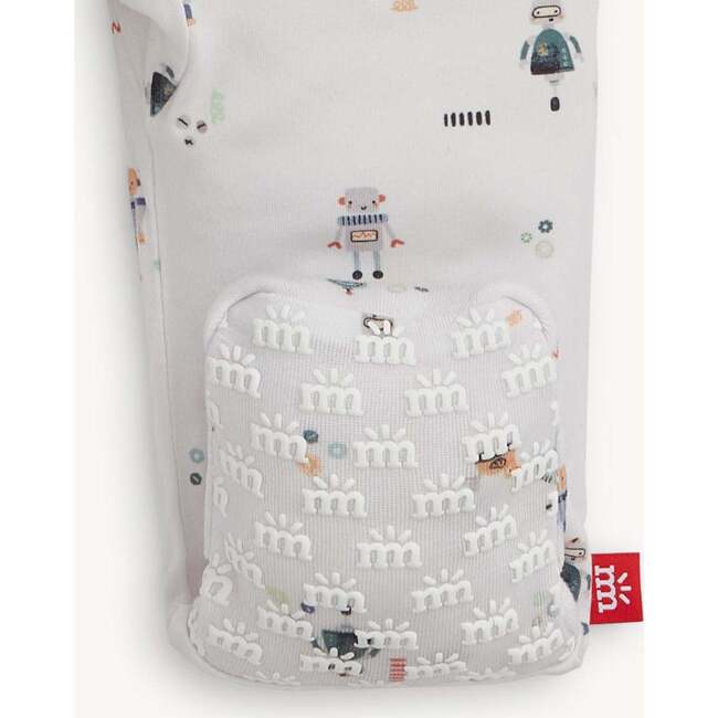 Magnetic Convertible Coverall LOVE YOU A BOT - Rompers - 2