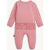 Magnetic Footie with Ruffles TICKLED PINK - Footie Pajamas - 3