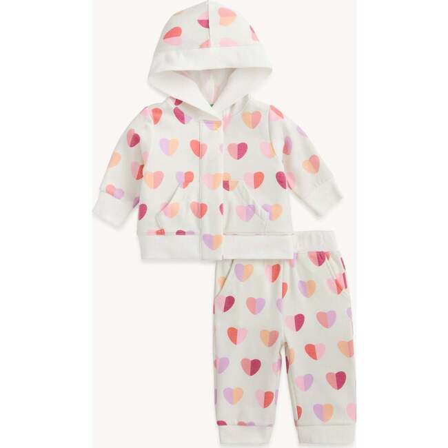 Magnetic Hoodie Sweatsuit PINK HEARTS