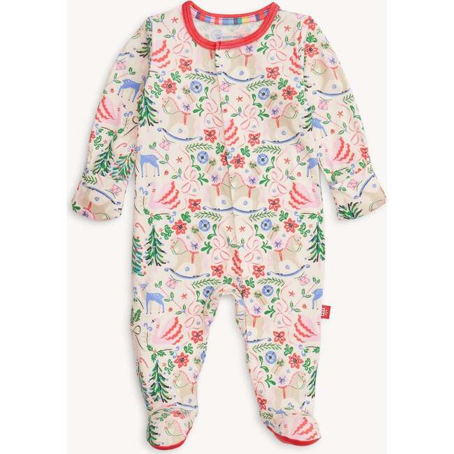 Magnetic Footie SUG PLUM DREAM - Footie Pajamas - 4