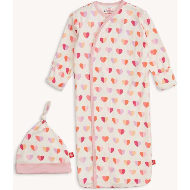 Magnetic Gown & Hat Set PINK XOXO - Nightgowns - 2