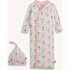 Magnetic Gown & Hat Set PRETTY PLIES - Nightgowns - 2