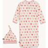 Magnetic Gown & Hat Set PINK XOXO - Nightgowns - 3