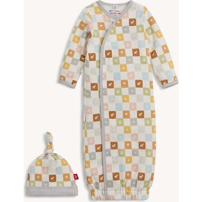 Magnetic Gown & Hat Set CHECKMATE