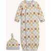 Magnetic Gown & Hat Set CHECKMATE - Nightgowns - 1 - thumbnail