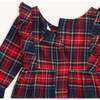 Magnetic Ruffle Romper HOLIDAY PLAID - Rompers - 2