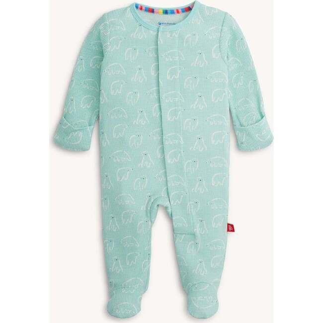 Magnetic Footie BLUE POLARIS - Footie Pajamas - 2