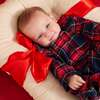 Magnetic Ruffle Romper HOLIDAY PLAID - Rompers - 3