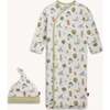 Magnetic Gown & Hat Set FUNNY FARM - Nightgowns - 2