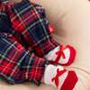 Magnetic Ruffle Romper HOLIDAY PLAID - Rompers - 4