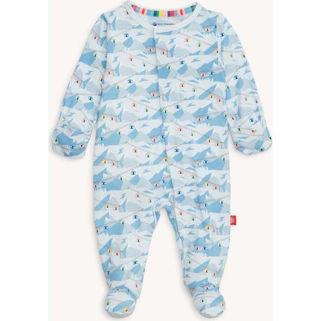 Magnetic Footie BLUE APRES CHIC - Footie Pajamas - 4