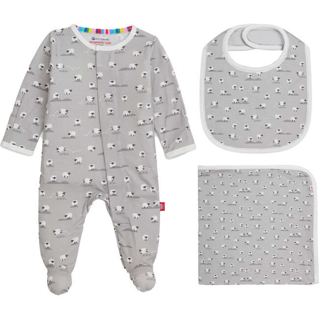 Goodnight Baby Gift Set BA BA GREY - Mixed Apparel Set - 2