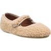 Shearling Mary Jane, Beige - Mary Janes - 2