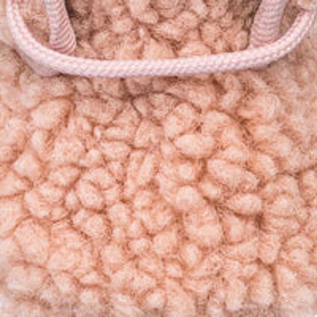 Shearling Baby Bootie, Pink - Booties - 4