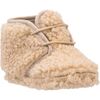 Shearling Baby Bootie, Beige - Booties - 5