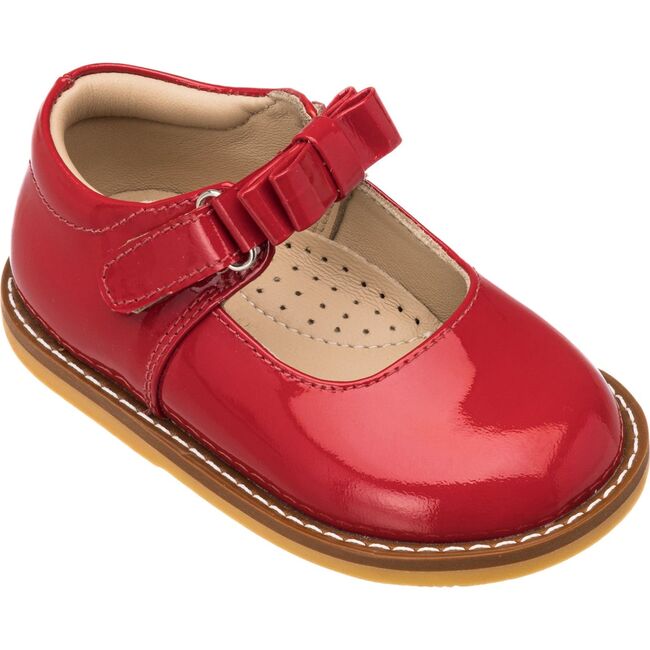 Mary Jane with Bow Toddler, Red