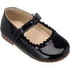 Aria Flat Toddler Patent, Black - Flats - 4 - thumbnail