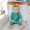 Parker Zipper Pajama, Candy Cane Lane - Footie Pajamas - 2