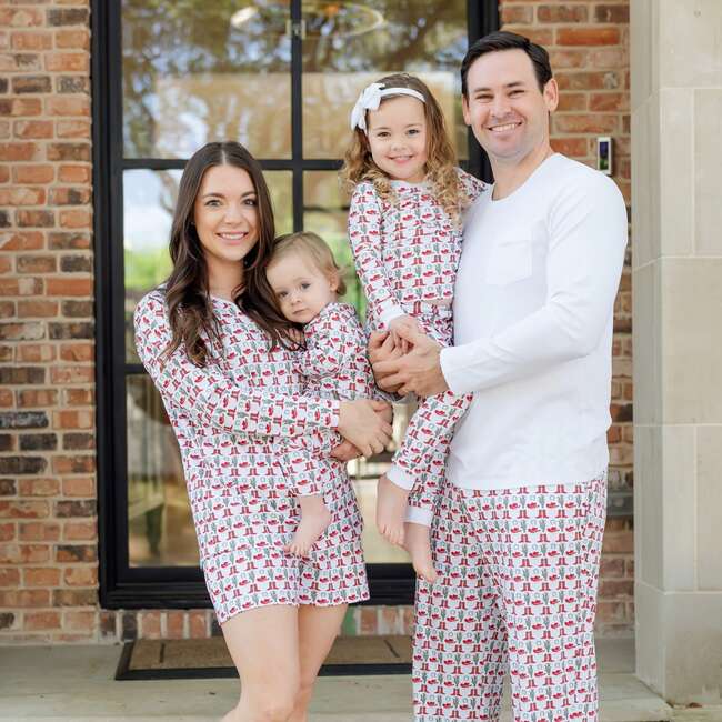 Grayson Pajama Pant Set, Cowboy Christmas - Pajamas - 2