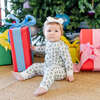 Parker Zipper Pajama, Under the Christmas Tree - Footie Pajamas - 2