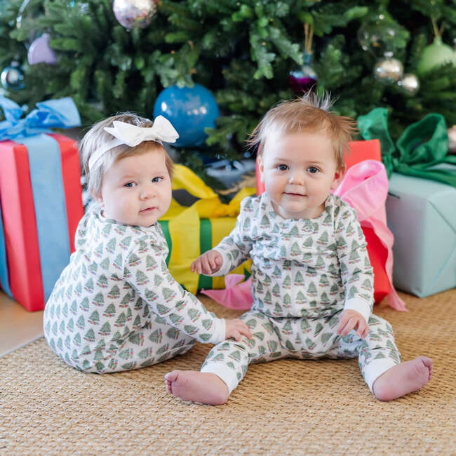 Parker Zipper Pajama, Under the Christmas Tree - Footie Pajamas - 3