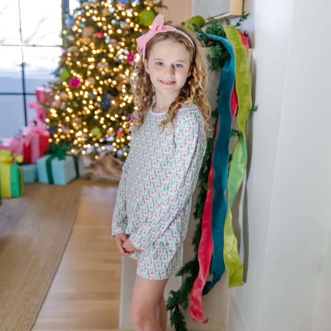 Sophie Girls' Short Set, Mod Holiday Pink - Mixed Apparel Set - 2