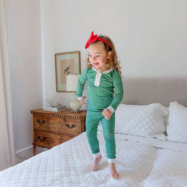 Alden Girls' Pajama Pant Set, Candy Cane Lane - Pajamas - 2