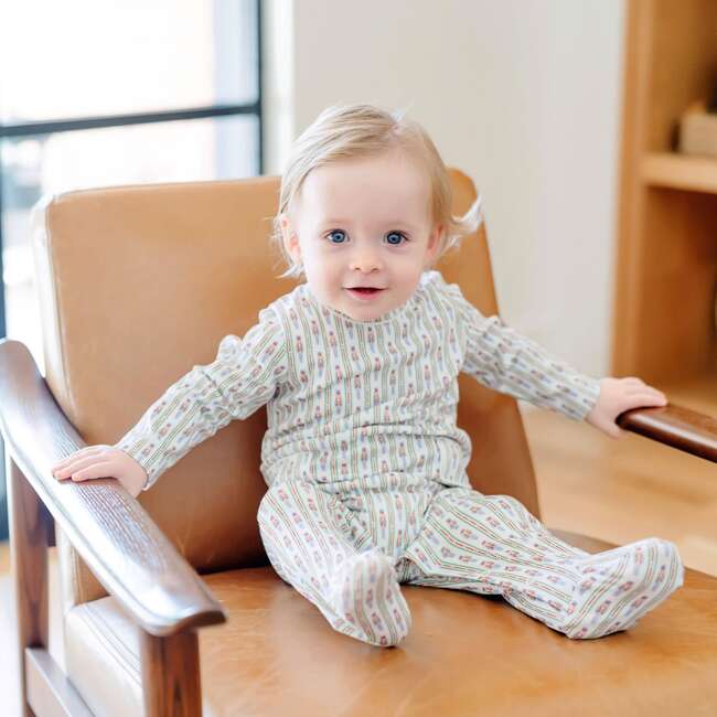 Preston Boys' Romper, Nutcracker Stripe - Rompers - 2