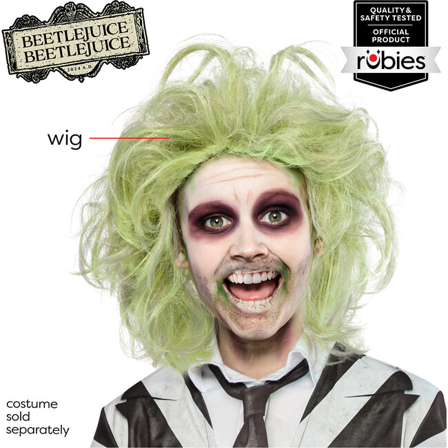 Rubies Beetlejuice Beetlejuice Boys Wig - Costume Accessories - 5
