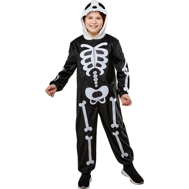 Rubies Skeleton Zipsters Comfy Wear Kids Costume