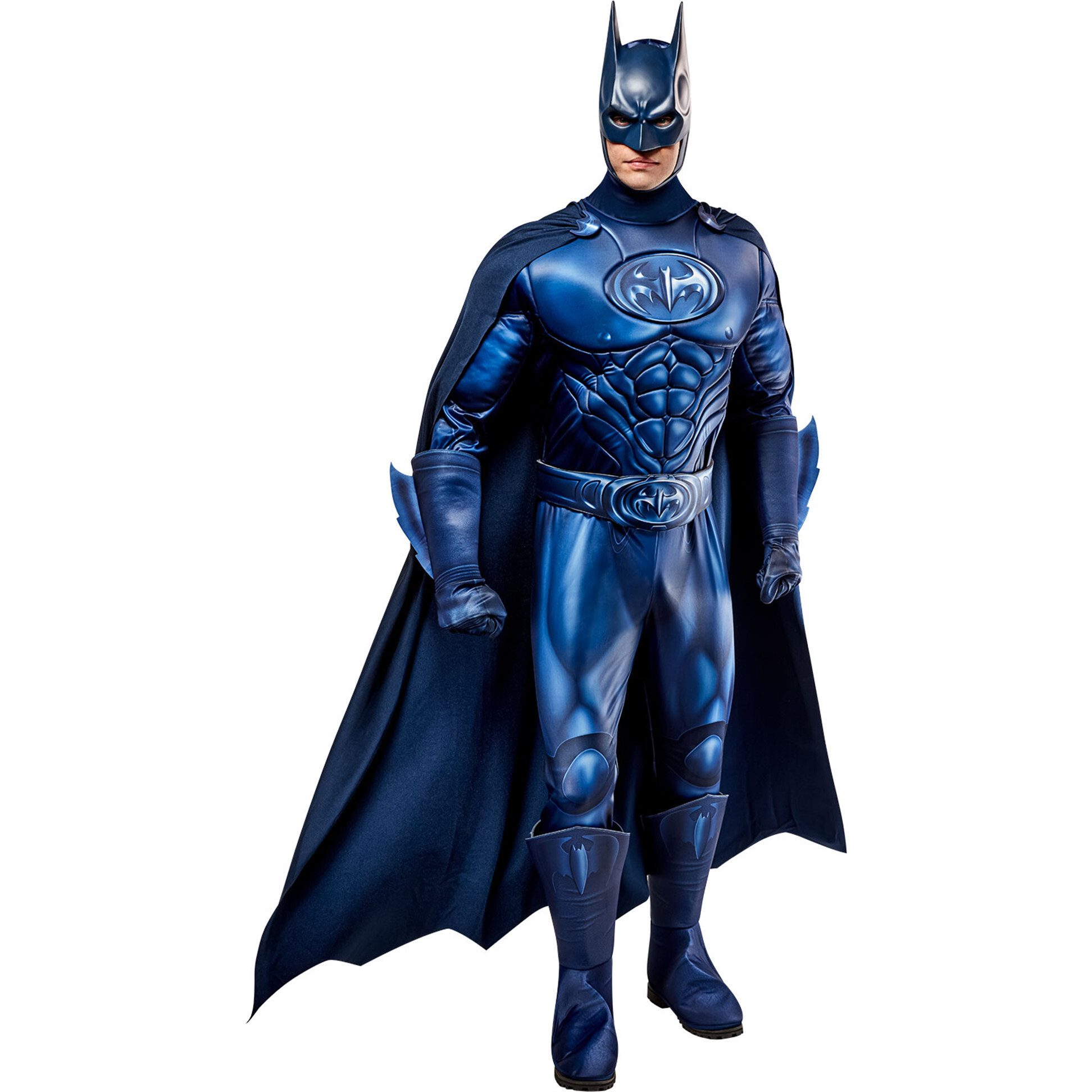 Rubies Batman \u0026 Robin 1997 Batman Deluxe Muscle Chest Men's Costume -  Rubies Play | Maisonette, image size:1944x1944