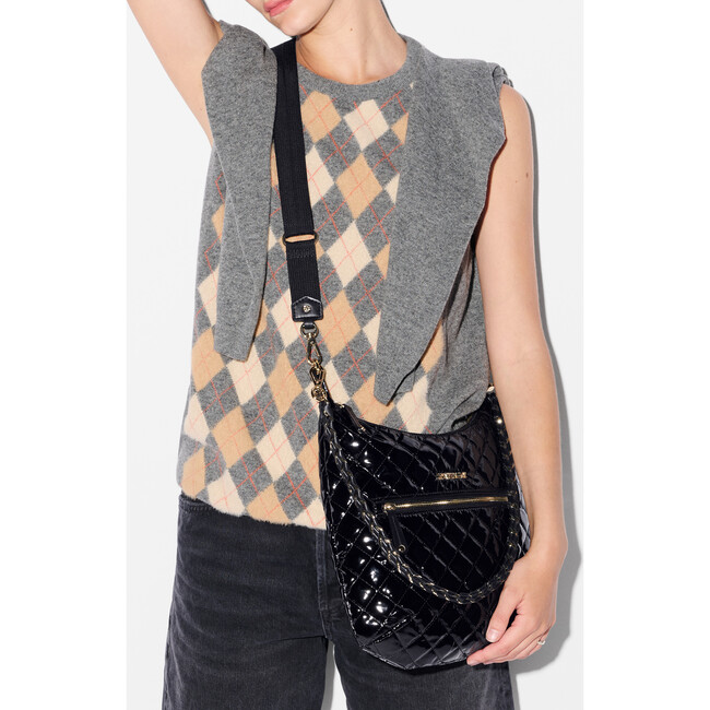 Crosby Sienna, Black Lacquer - Bags - 4