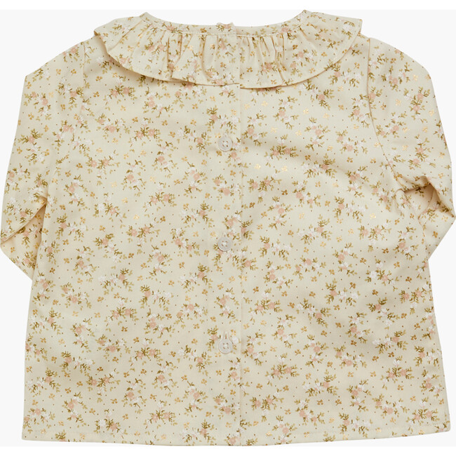 Amelia Blouse Pink/Green Floral - Blouses - 2