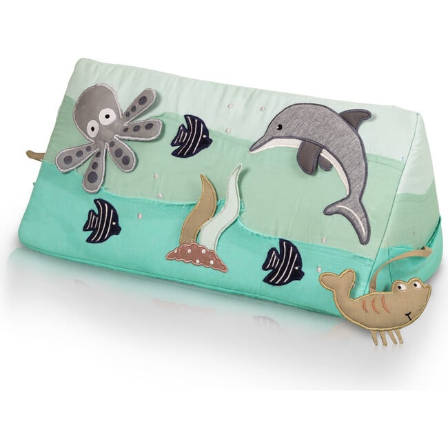 Under the Sea Tummy Time Toy, Blue - Playmats - 1